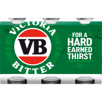 Victoria Bitter Beer Cans 6 x 375ml