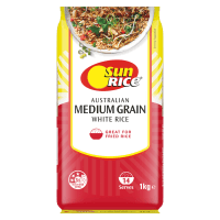 SunRice Australian Medium Grain White Rice 1kg
