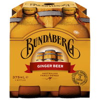 Bundaberg Ginger Beer 4 x 375ml