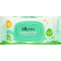 Silk Baby Fragrance Free Wipes 80pk