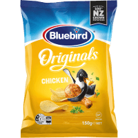 Bluebird Originals Chicken Potato Chips 150g