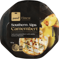 Pams Finest Southern Alps Camembert Cheese 125g