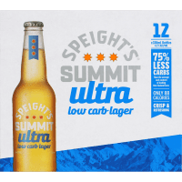 Speight's Summit Ultra Low Carb Lager Beer Bottles 12 x 330ml