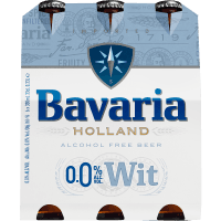 Bavaria 0.0% Wit Beer Bottles 6 x 330ml