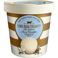 Lewis Road Creamery Three Vanillas Ice Cream 470ml