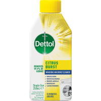 Dettol Citrus Burst Antibacterial Washing Machine Cleaner 250ml