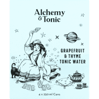 Alchemy & Tonic Grapefruit & Thyme Tonic Water 4 x 250ml