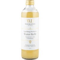 Wild Delicious Matakana Water Kefir Peppermint Lime & Kawakawa 350ml