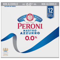 Peroni Nastro Azzuro 0.0% Bottles 12 x 330ml