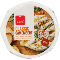 Pams Classic Camembert Cheese 125g