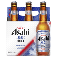 Asahi Super Dry 0.0% Bottles 6 x 330ml