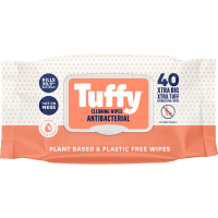 Tuffy Antibacterial Cleaning Wipes 40pk