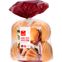 Pams King Size Burger Buns 8pk
