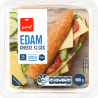 Pams Value Edam Cheese Slices 500g