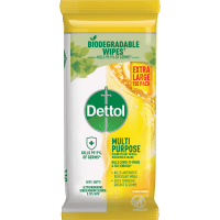 Dettol Lemon Burst Multipurpose Wipes 150pk