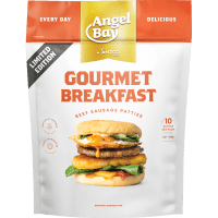 Angel Bay Gourmet Breakfast Beef Sausage Patties 500g