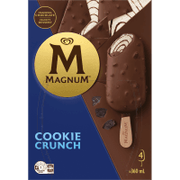 Magnum Cookie Crunch Frozen Dessert 4 x 90ml